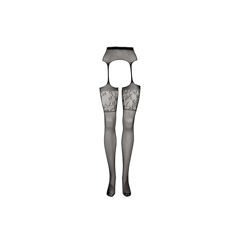 Le Desir - Garterbelt Stockings with Lace Top - One Size