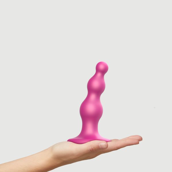 Hovedbilde STRAP-ON-ME - DILDO PLUG BEADS METALLIC RASPBERRY ...
