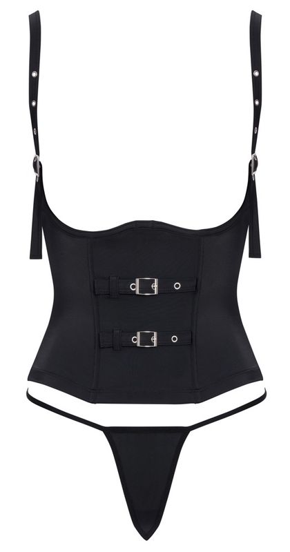 Midjekorsett med string