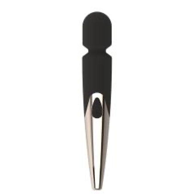 Hovedbilde WAND AURA - Black & Champagne Gold Wand Massager ...
