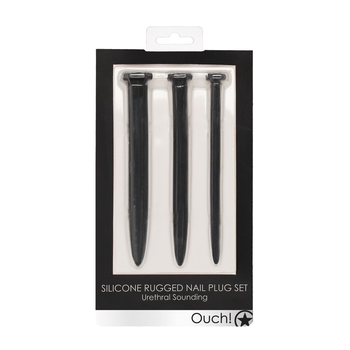 Silicone Rugged Nail Plug Set - sounding penisplugg