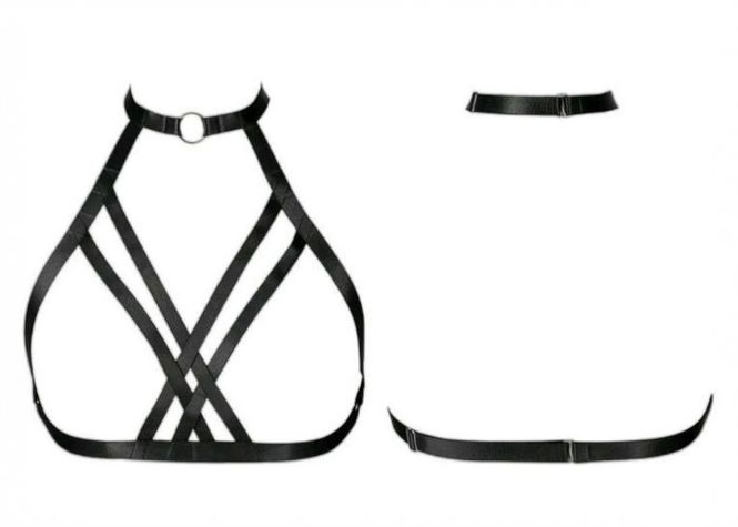 Hovedbilde Sexy Elastic Harness - 2 cm Bånd - One Size