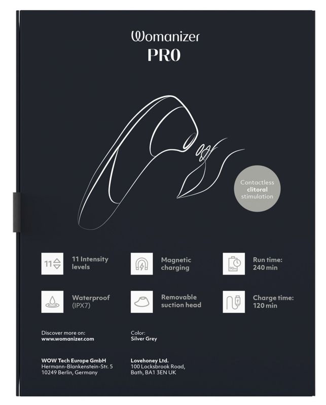 WOMANIZER PRO - Silver
