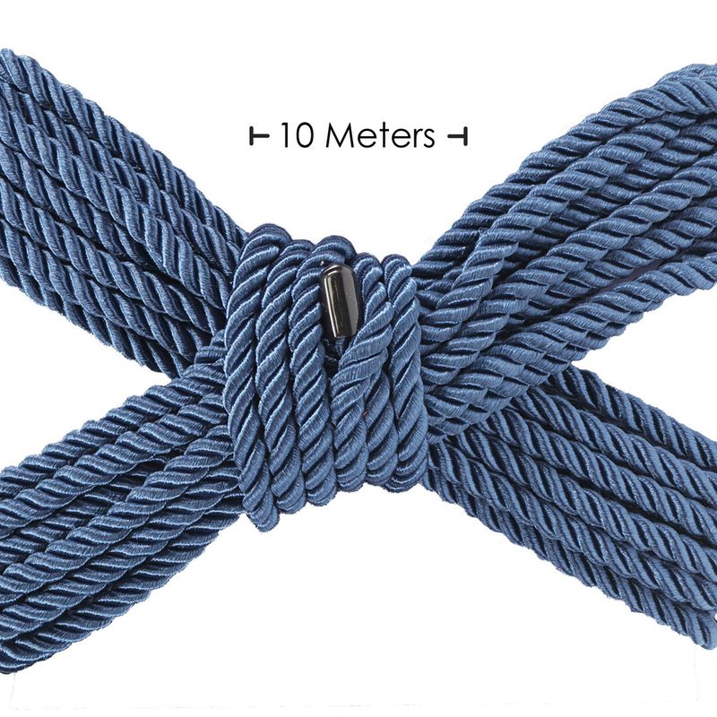 OUCH! - Polyester Bondage Rope - 10M - Navy Blue