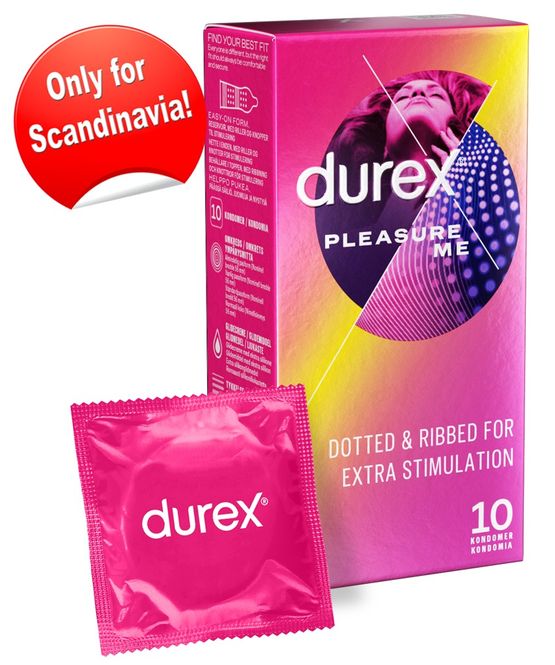 Hovedbilde Durex - Pleasure me 56mm - 10pk