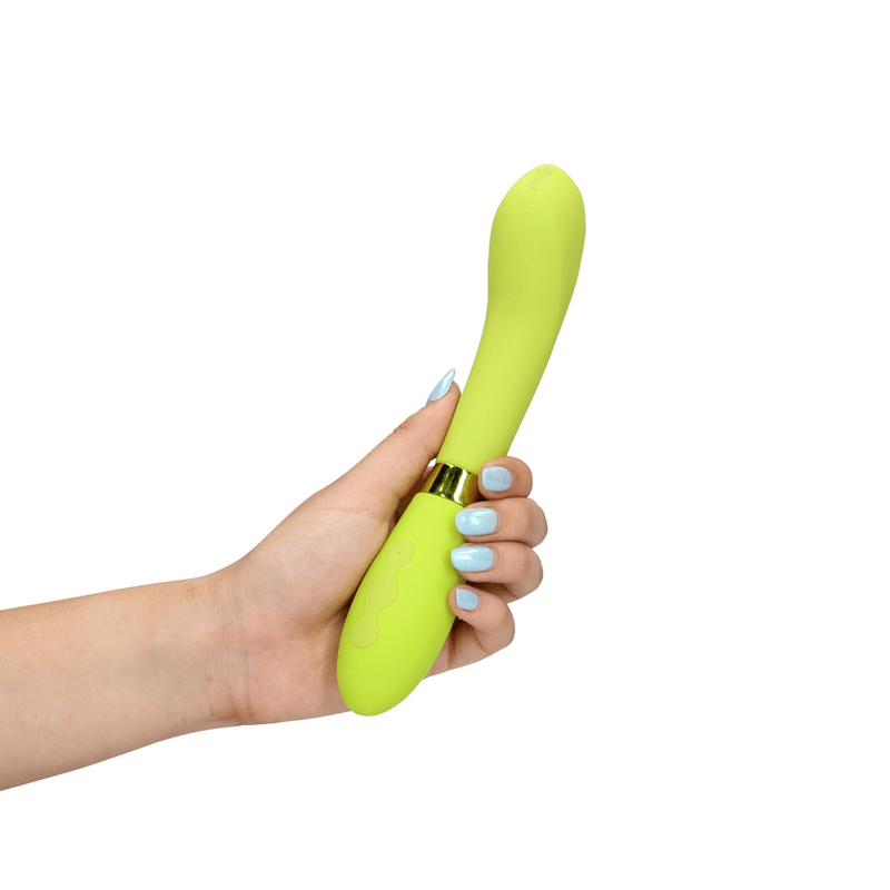 LOVELINE - Silicone G-Spot Vibrator - Lime Passion