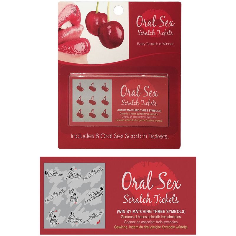 Oral Sex Scratch Tickets