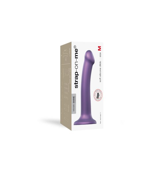 Hovedbilde STRAP-ON-ME - MONO DENSITY DILDO METALLIC PURPLE ...