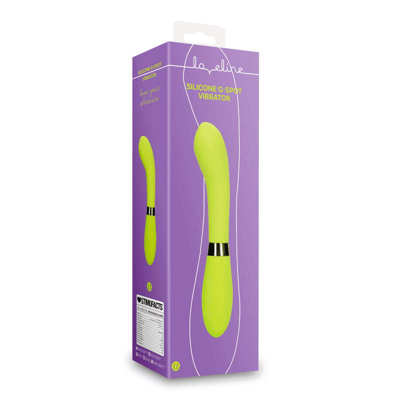 LOVELINE - Silicone G-Spot Vibrator - Lime Passion