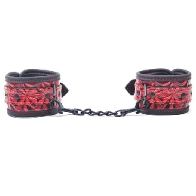 Hovedbilde Embossed Handcuffs - RØD