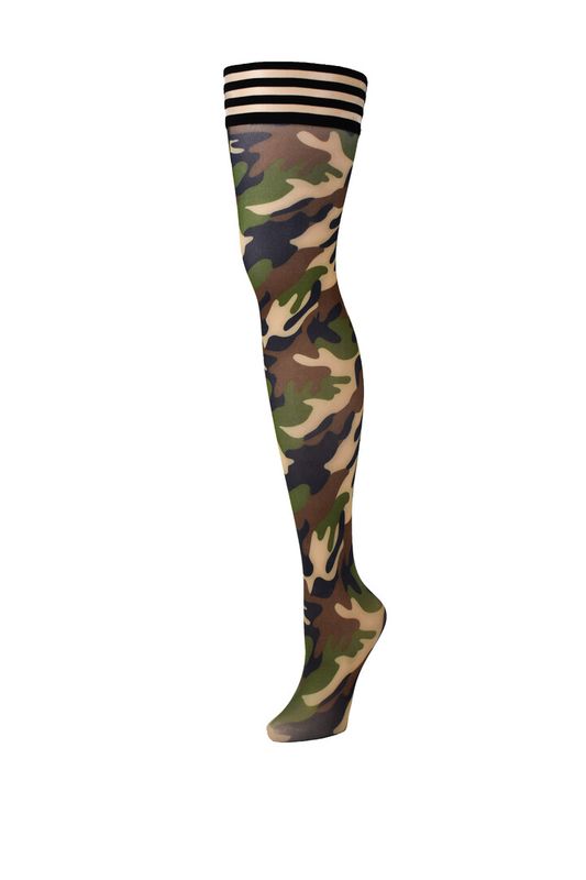 Alex - Thigh High - Camouflage