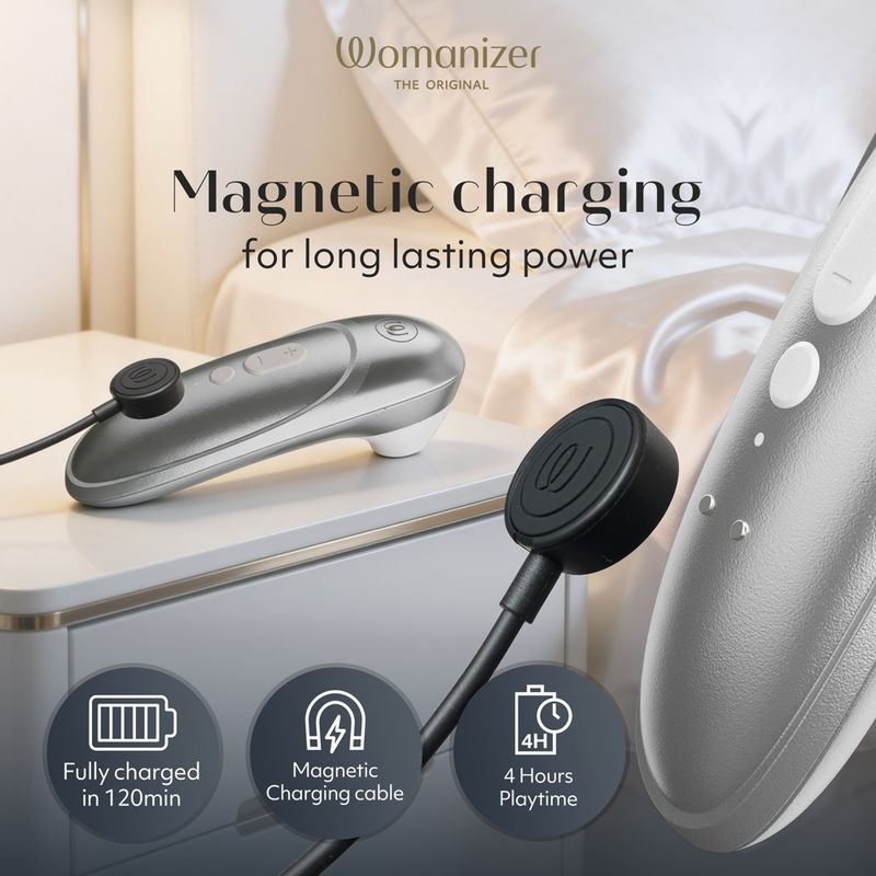 WOMANIZER PRO - Silver