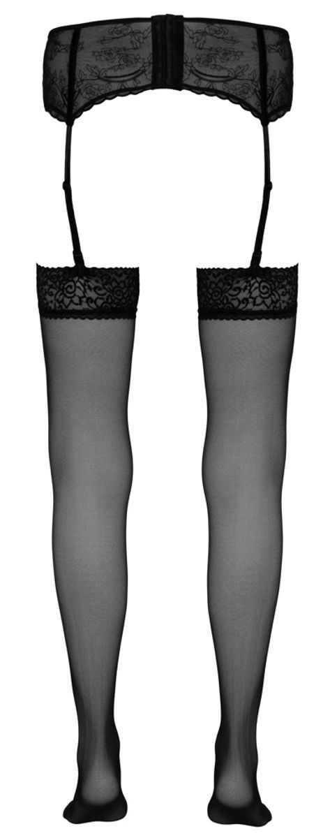 Cottelli Legwear - Suspender Stockings Sort