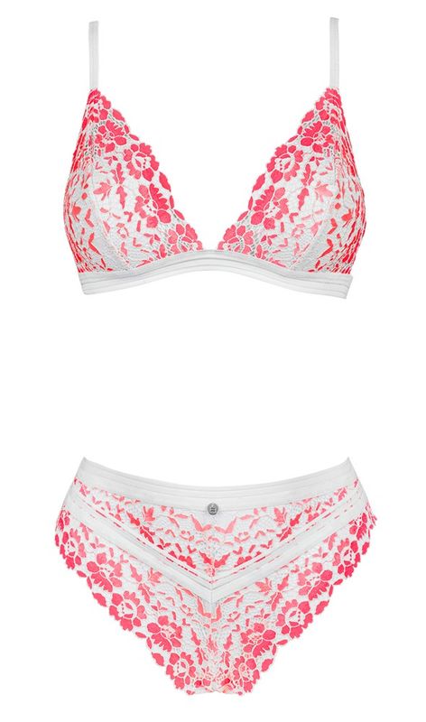 Obsessive - Set Bloomys - rosa hvit