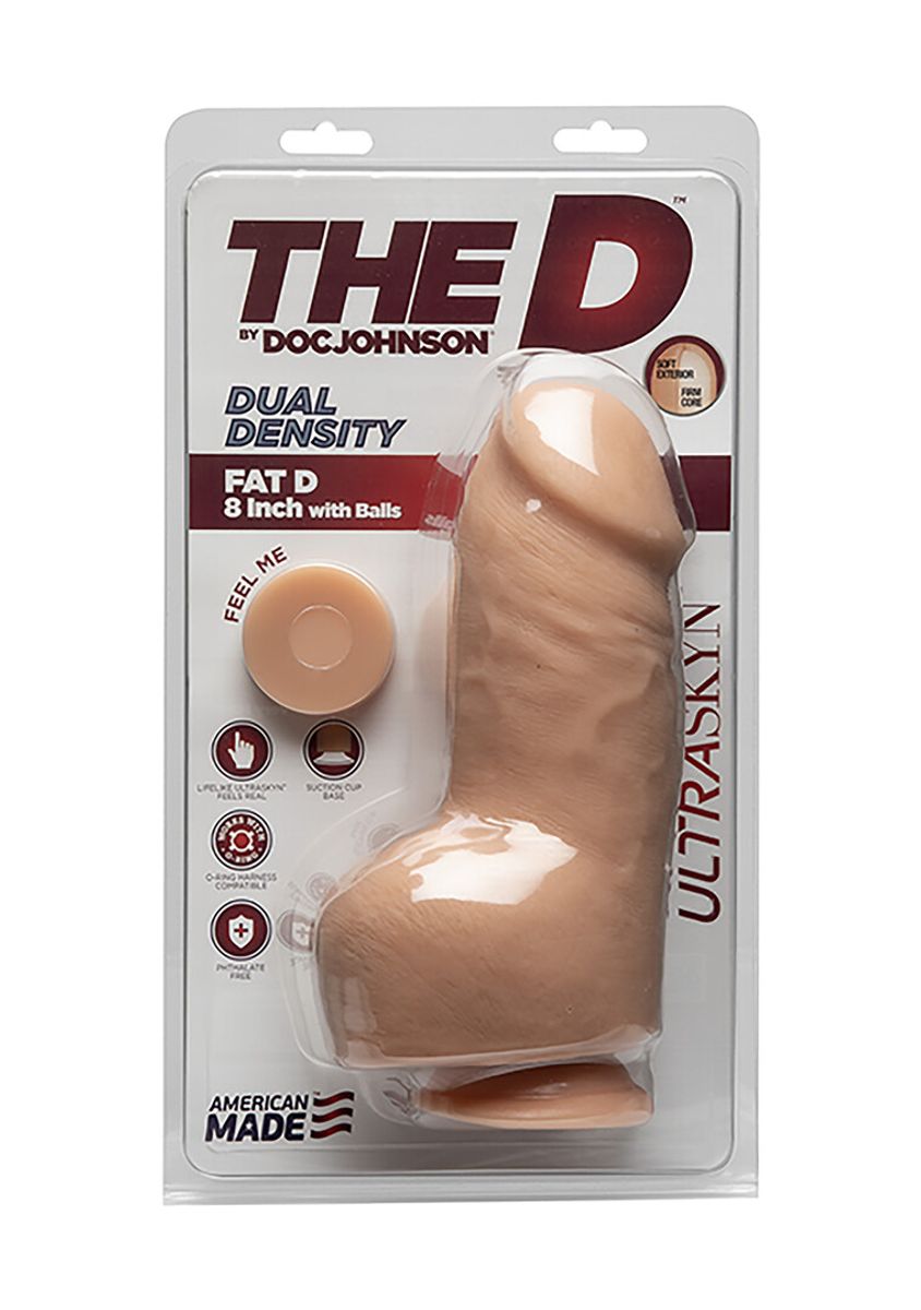 Fat D - Realistic ULTRASKYN Dildo with Balls - 8