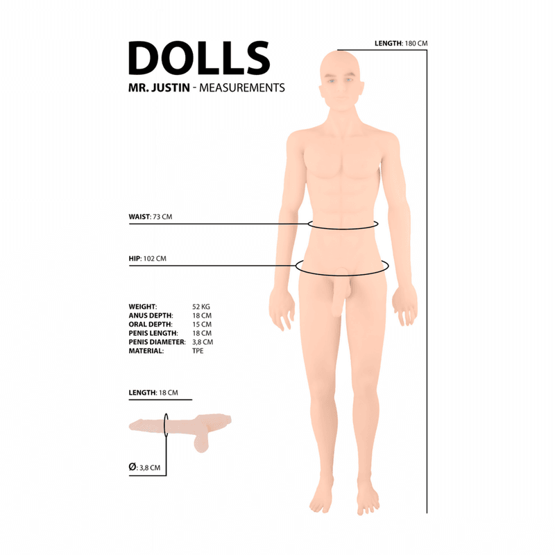 Justin - Realistic Sex Doll